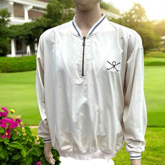 Akwa Men's Golf 1/4 Zip Windshirt Made in USA - Picture 2 of 16